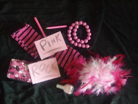 pink rock..